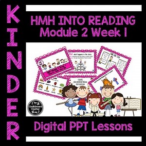 HMH Into Reading POWERPOINT Lesson Module 2, Week 1 Kindergarten (K)