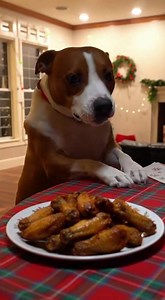Dog's Self-Control Test This dog faces a plate of wings. Can it resist? #fblifestyle #AI Generated using Kling AI . . . (For entertainment purposes only. Consult professionals if guidance on activities is presented. No brand affiliation is implied if any are shown. If inspired by true events, creative adaptations may be included. Content may include public footage.) | Fabiosa Australia