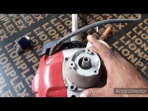 Brushcutter shaft replacement