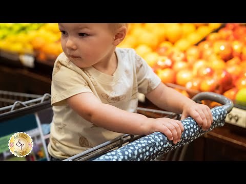 How to Make a Shopping Cart Handle Cover - Easy Sewing Project | a Shabby Fabrics Sewing Tutorial