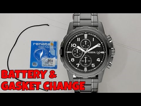 Replace The Battery FOSSIL FS4721 Chronograph Watch