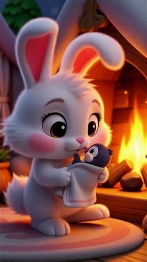 Bunny’s Rainy Day Soup | Cozy 3D Bunny Animation for Kids 🌧️🐰💛