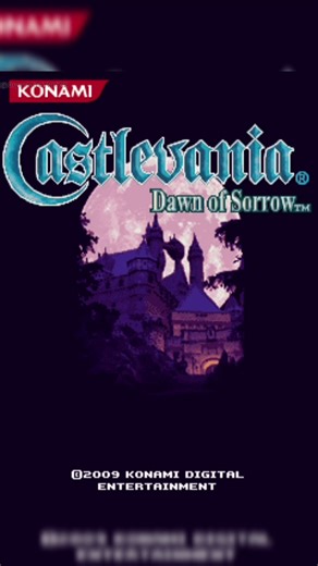 Castlevania Dawn of Sorrow | Java Main Menu