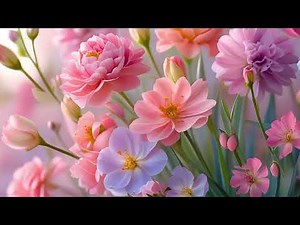 Floral Dream | Flower Wallpapers | AI ART | Screensavers