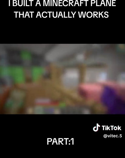Minecraft Plane That Actually Works: Part 1