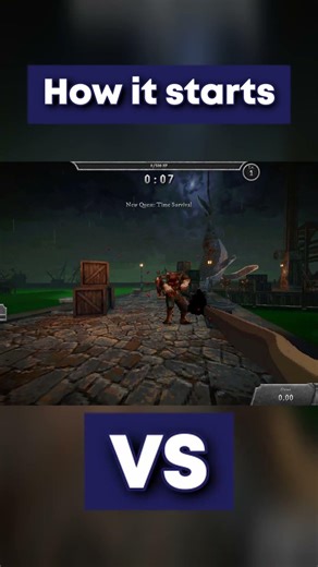 How a run starts vs how it's halfway through #bloodshed