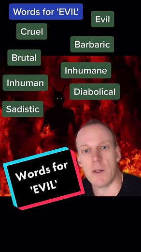 Exploring Synonyms for Evil | Words for Evil in English