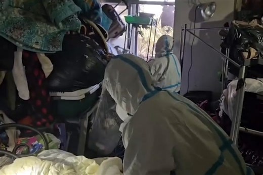 Inside the gross hoarder home where 13 animals were rescued after being abandoned