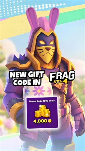 I claimed free 4k golds using this new gift code in #fragproshooter