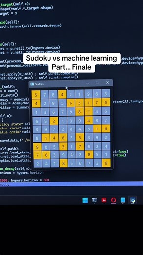🦦 I just trained a neural network that can solve sudoku boards it has not seen during training, this is the last part of that serie, all the codes on my GitHub… #machinelearning #neuralnetworks #deeplearning #artificialintelligence #sudoku