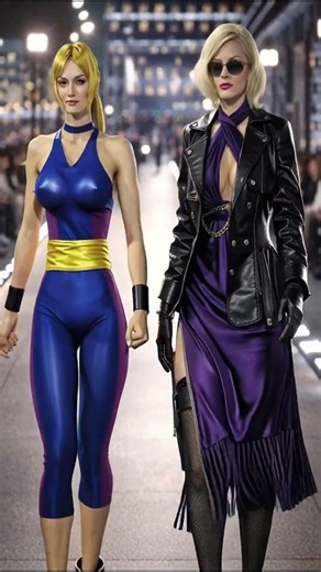Tekken Characters Walk the Runway 😳🔥 #thenvsnow #tekken