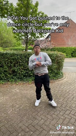 Fortnite Dance Challenge with Backpack Kid POV