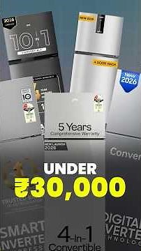 Best Refrigerator 2026 Under 30000 - Top 5 Best Double Door Refrigerator in India