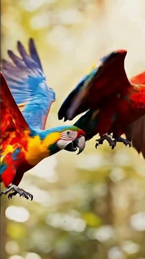 Stunning Parrots in 4K | The Most Colorful Birds in the Jungle
