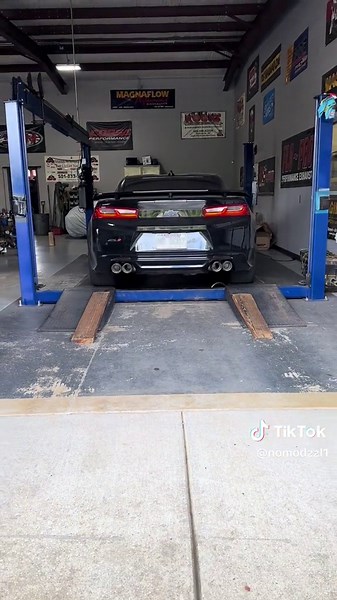 Kooks headers, 3” axle back, race bullet mufflers and MBRP 4” tips. PD3 GPI cam #cammed #cammedchevy #zl1 #GPI #fyp #nomodz #carsoftiktok #1320video #dailycamaros @Gwatney Performance