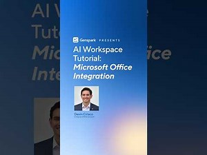 AI Workspace Tutorial: Microsoft Office Integration