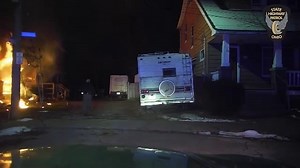 89K views · 2.8K reactions | While on routine patrol, one of our troopers saw a house fire and sprang into action. He rushed into the house and saved an elderly couple, one of whom was a man in a wheelchair. Moments after his arrival two Cleveland Police Officers rushed to assist him. | Ohio State Highway Patrol | Facebook