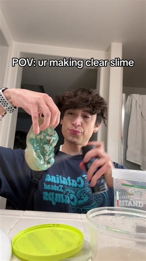 Pov: ur at slime training making clear slime! #fyp #foryou #4u | Slimes