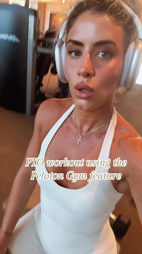 @Peloton even when im taking a few days from teaching its VITAL i keep my body challenged and moving. Using rhe #pelotongym feature while im on the road and leveling up the workouts with machines/barbells/benches and more really adds a challenge!!