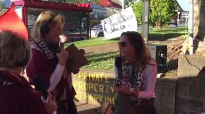 Emma Griffiths and Loretta Ryan talk to the woman behind the man, and deliver a message from Kevin Walters to his wife Narelle. | ABC Brisbane