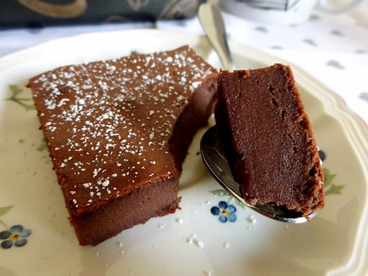 Gâteau fondant chocolat mascarpone façon Cyril Lignac