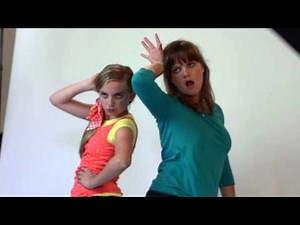 Mia and Rachel Discovery Girls Photo Shoot