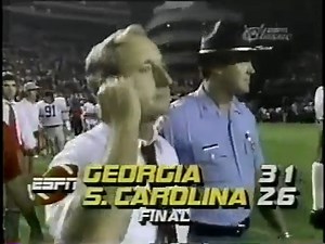Who remembers the bizarre ending to the 1986 Georgia-South Carolina game in Columbia? | Georgia Bulldogs