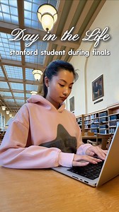 day in the life of a stanford student during finals ⭐️ #college #vlog #study #exam #bloompartner @bloomsupps | Mia Yilin