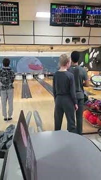 bowling 12/23/23 Brandon bowled 221 scholarship Jr league @homefield bowl
