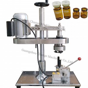 [Hot Item] Top Quality Semi-Auto Stainless Steel Vial Ampoule Bottle Capping Machine