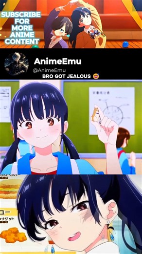 Bro Got Jealous 😅 - The Dangers In My Heart Season 2 #anime #animeedit #shorts
