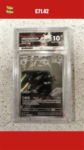 😳 Houndoom Sold for £71.42! Worth it?! #shorts