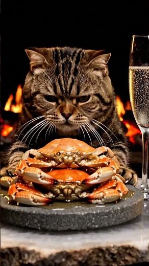 Grumpy Cat in a Geode: Boiled Crabs and Prosecco