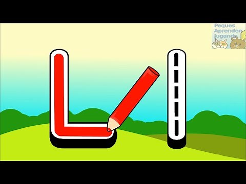 Letra L para niños Palabras con L Escribir la L mayúscula y minúscula Peques Aprenden Jugando