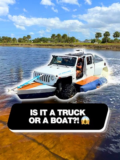 Amphibious Jeep Gladiator - Explore Land and Sea Adventures!