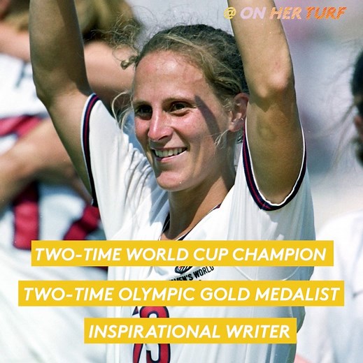 137K views · 3.5K reactions | At just 16, Kristine Lilly joined the U.S. Soccer women's national team. 354 caps, two Women's World Cup titles and two Olympic golds later, she now travels around the country teaching kids lessons in soccer and how to be a good teammate. #OffThePitch | NBC Sports Soccer | Facebook