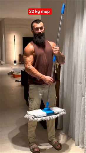 cleaning routine that actually burns calories #workout #fitness #shorts #anatoly #ai