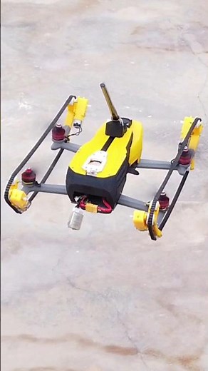 Flying 3D Printed Drone Tank – First Flight Test 🚀