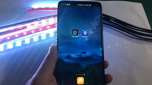 LED BLE and multimedia speakers work at the same time test