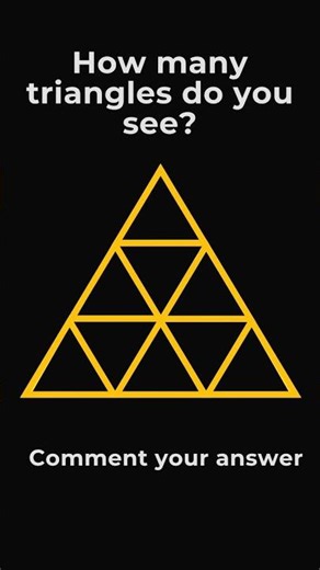 Only Geniuses Can Find All Triangles 🔥