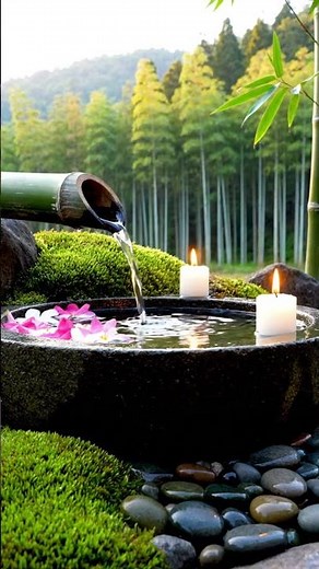 Instrumental Piano Music 🌿 Flowing Water Sounds for Deep & Easy Sleep