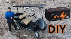 EZGO Workhorse Golf Cart UPGRADE with Li Time Lithium Battery