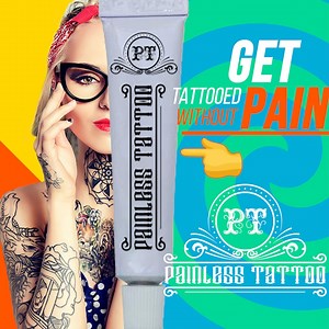43K views · 4.8K reactions | All gain, no pain. Get tattooed without any pain. Painless Tattoo has thousands of Five ⭐ reviews and is carried in 1200+ Tattoo Shops nationwide. Often imitated, never duplicated. 1️⃣ Clean The Area For Application 2️⃣ Generously Apply A Thick Layer 3️⃣ Wrap For 60 Minutes Before Your Session 4️⃣ Wipe Off Excess & Enjoy Your Painless Tattoo Shop Now: bit.ly/3sJAnso Shop Now: bit.ly/3sJAnso | Painless Tattoo | Facebook
