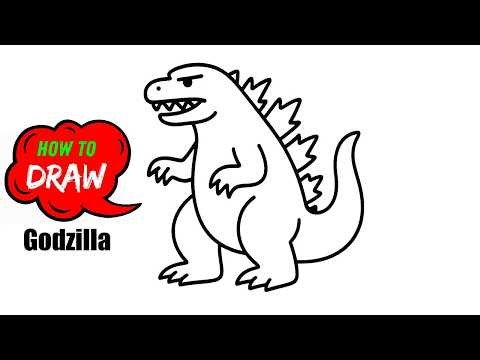 How to Draw Godzilla Step-by-Step 🦖 Easy Tutorial for Beginners