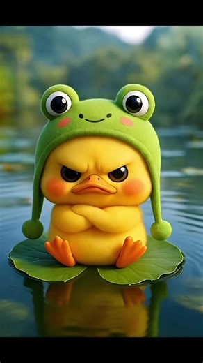 Duckling Gets Angry: A Funny Cartoon Moment