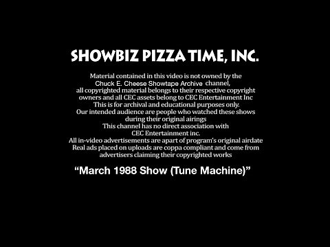 Chuck E. Cheese's March 1988 Show (Tune Machine)