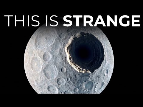 Saturn’s Moon "Mimas" Looking Artificial in these Images