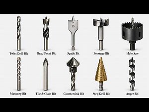 10 Types of Drill Bits Explained — Stop Destroying Your Materials
