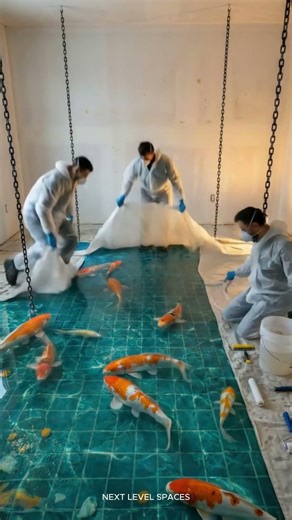 World’s Craziest Bedroom Floor | 3D Epoxy Illusion #renovation #interior #epoxyfloors