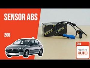 How to replace the ABS sensor on a Peugeot 206 🚗